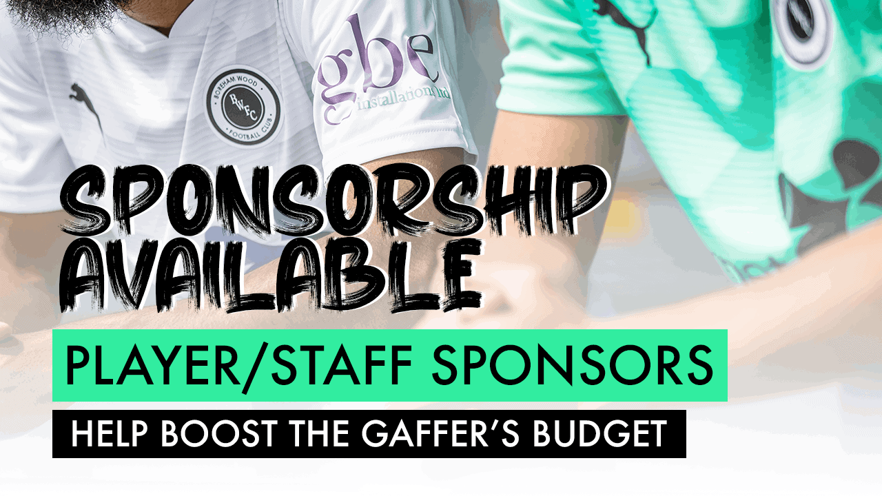 PLAYER/STAFF SPONSORSHIP AVAILABLE