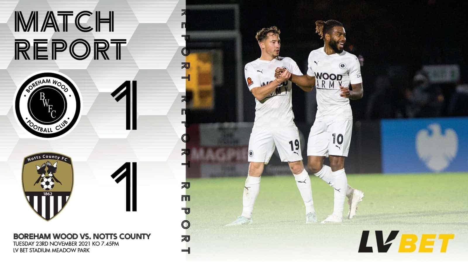 MATCH REPORT – NOTTS COUNTY (H)