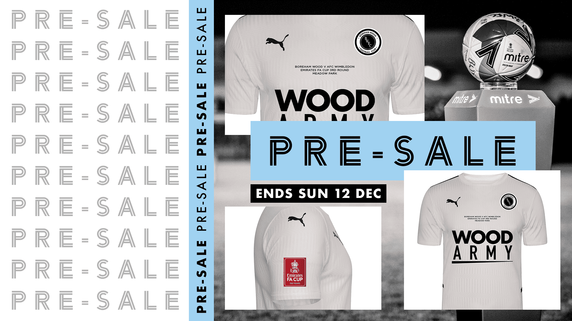 FA CUP SHIRTS ON PRE-SALE UNTIL SUNDAY – GET YOURS NOW!