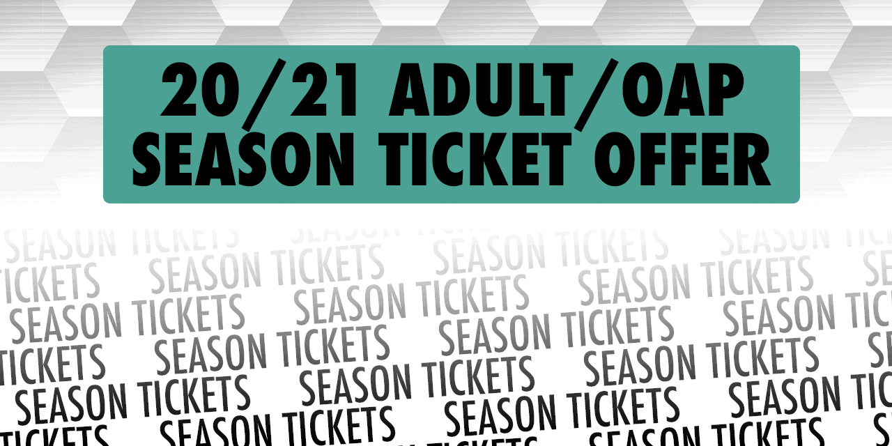 HURRY, HURRY, HURRY JUST 500 SEASON TICKETS ON SALE NOW!