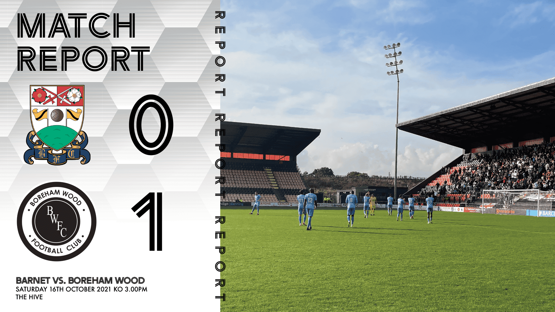 MATCH REPORT – BARNET (A)