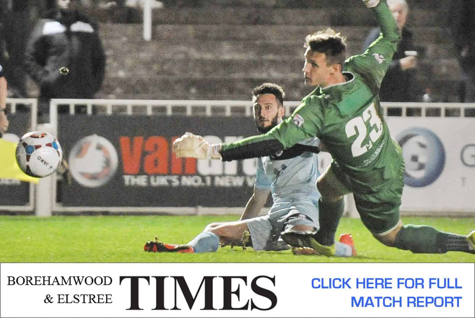 MATCH REPORT: BROMLEY VS BOREHAM WOOD