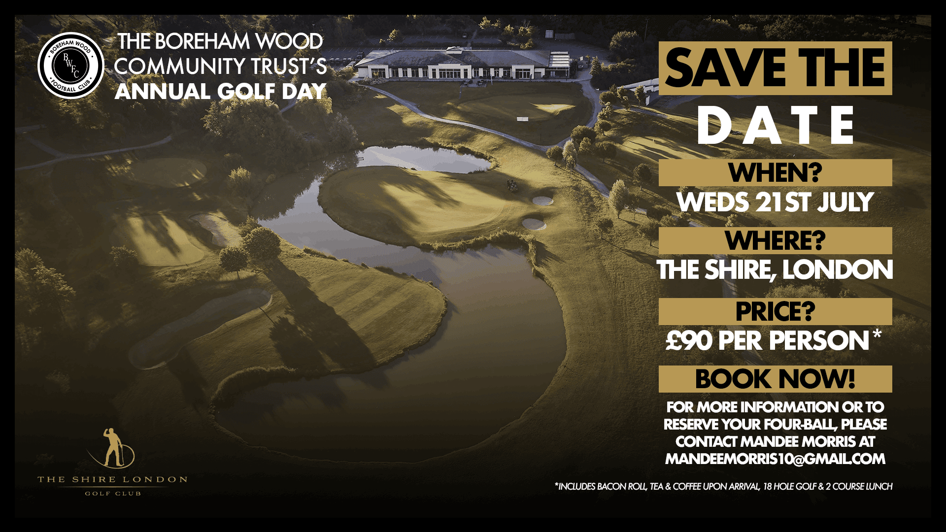 GET INVOLVED! WOOD’S COMMUNITY TRUST ANNOUNCE JULY CHARITY GOLF DAY 