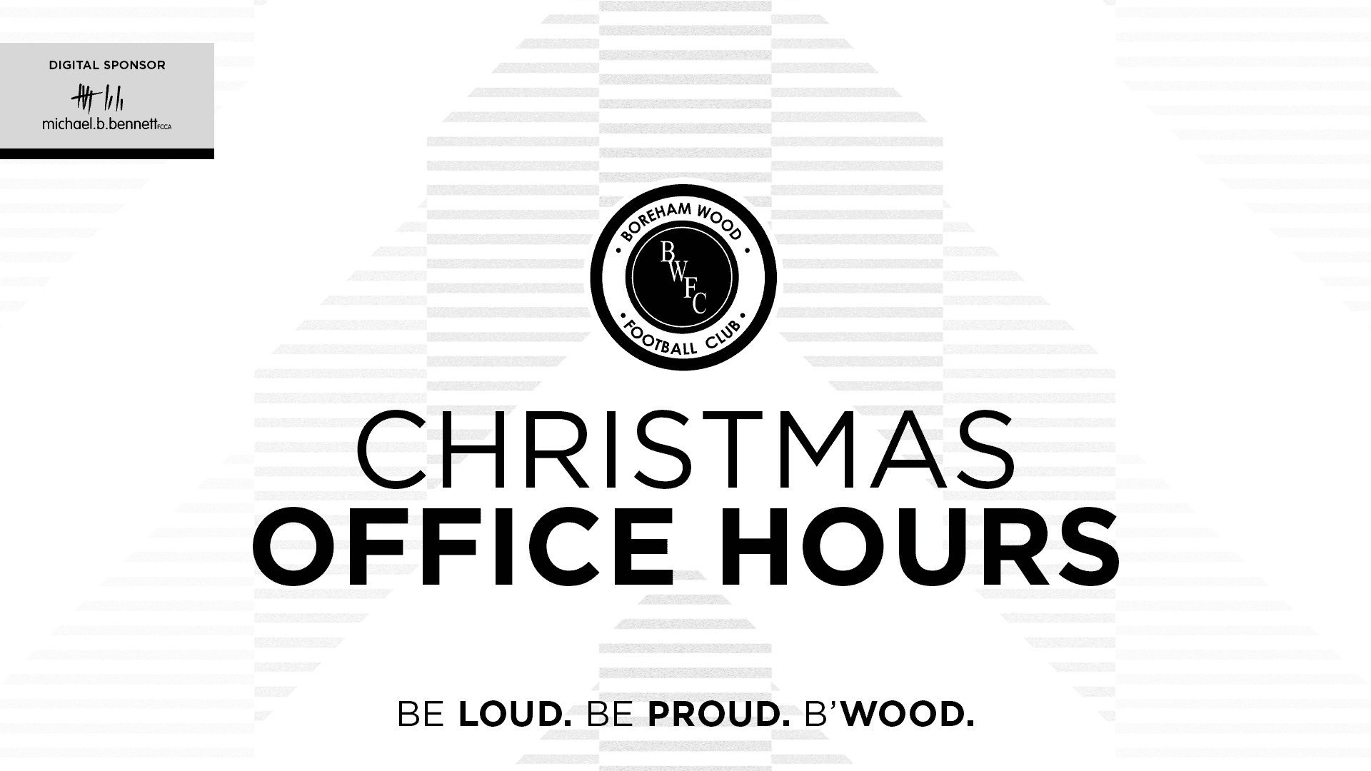 OFFICE HOURS DURING THE CHRISTMAS PERIOD