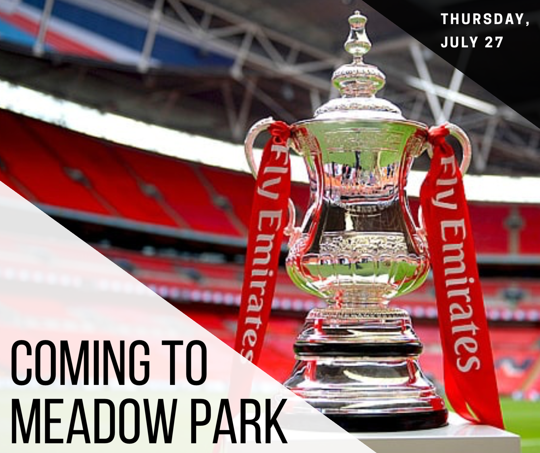 HAVE A PHOTO WITH THE FA CUP AND WIN A FREE CHILDS TICKET TO BOREHAM WOOD VS ARSENAL XI