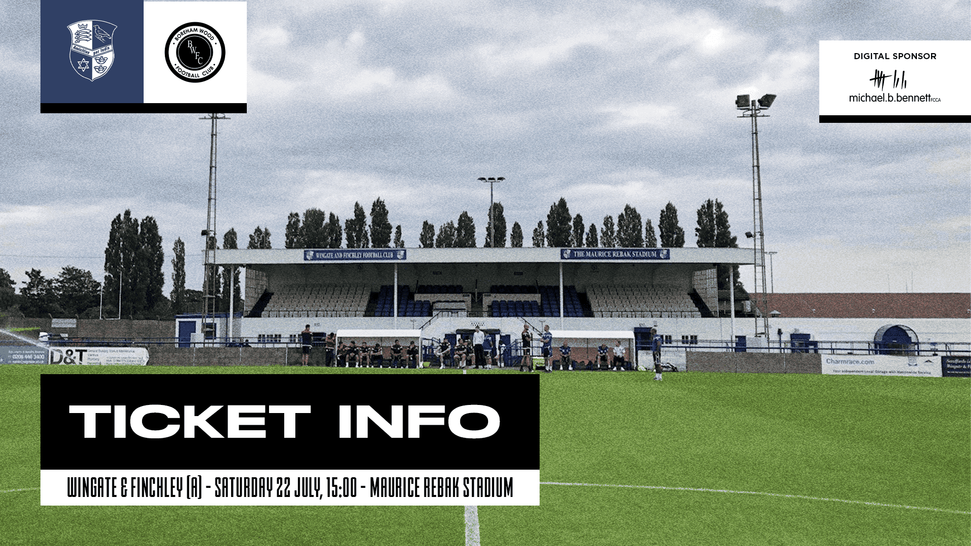 TICKET INFO: WINGATE & FINCHLEY (A)