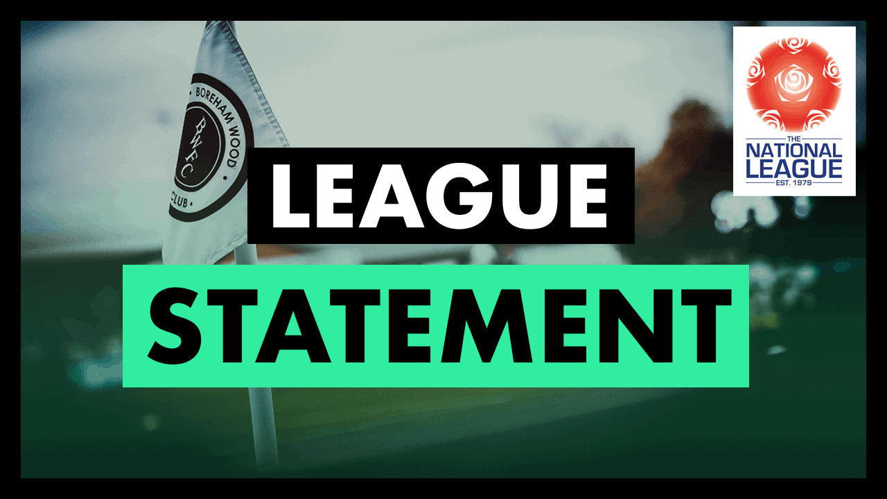 NATIONAL LEAGUE STATEMENT – RESOLUTIONS OUTCOME