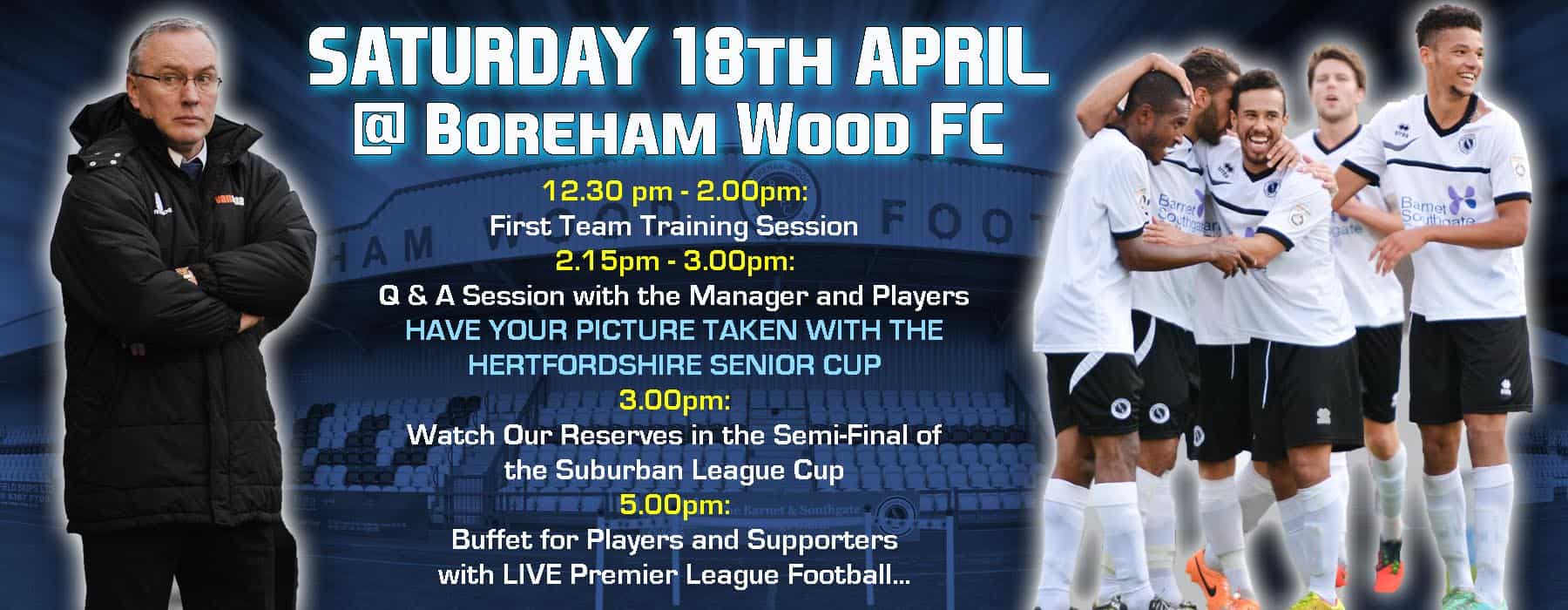 SUPPORTERS INVITED TO MEET THE GAFFER AND PLAYERS