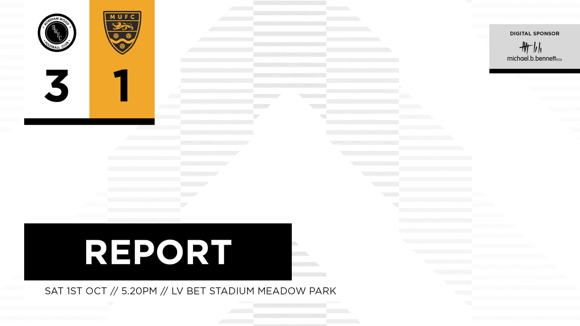 MATCH REPORT: BARNET (A)