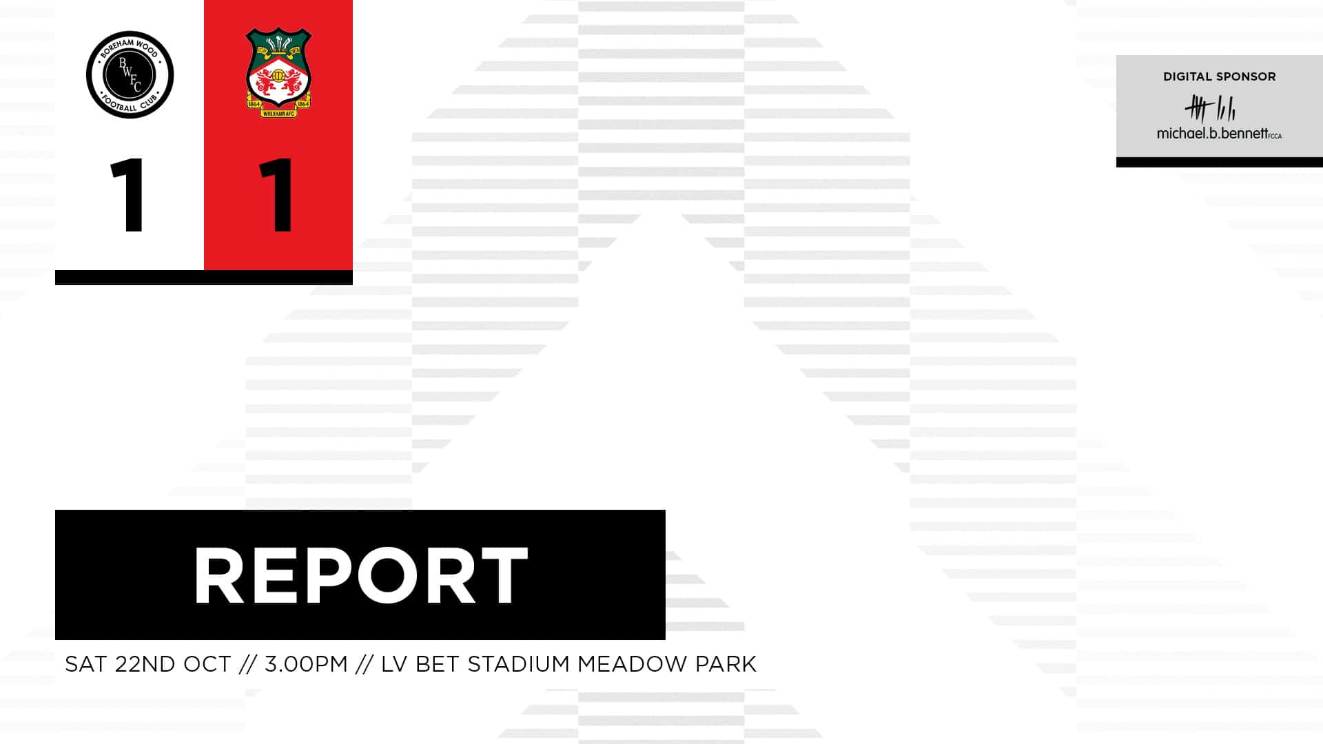 MATCH REPORT: WREXHAM AFC (H)