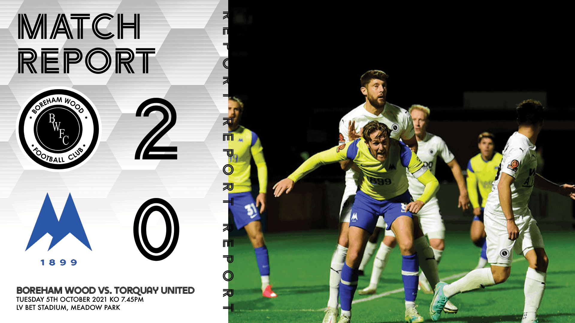 MATCH REPORT – TORQUAY UNITED (H)