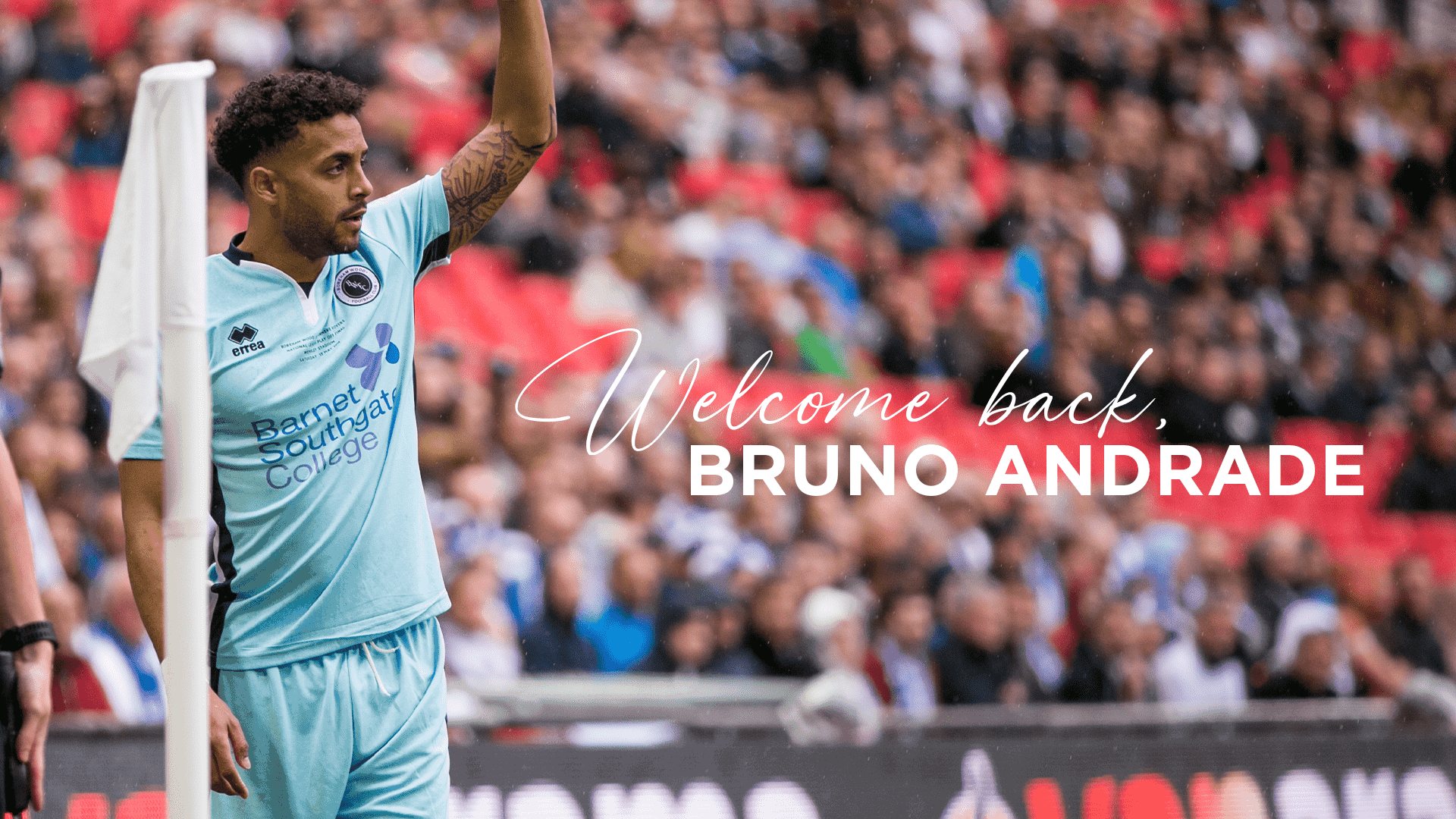 WELCOME BACK, BRUNO ANDRADE! 