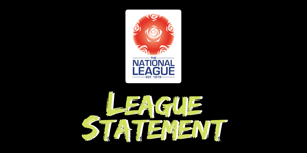 LEAGUE STATEMENT