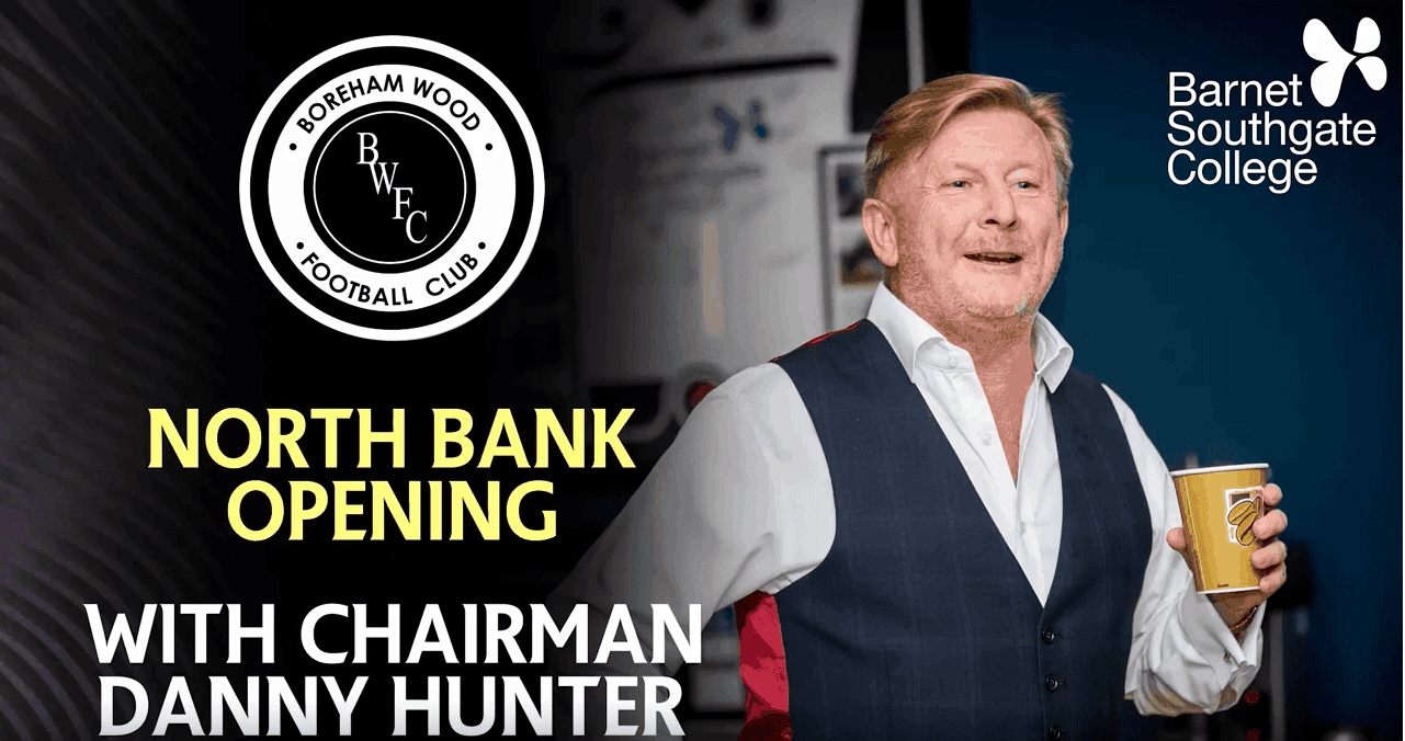 NORTH BANK OPENING CEREMONY WITH SPEECH FROM CHAIRMAN DANNY HUNTER