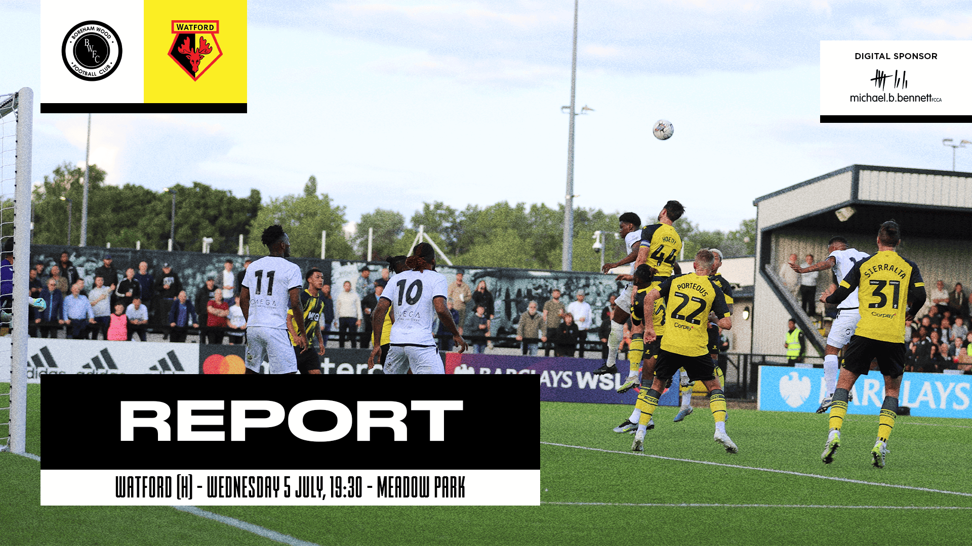 MATCH REPORT: WATFORD (H)