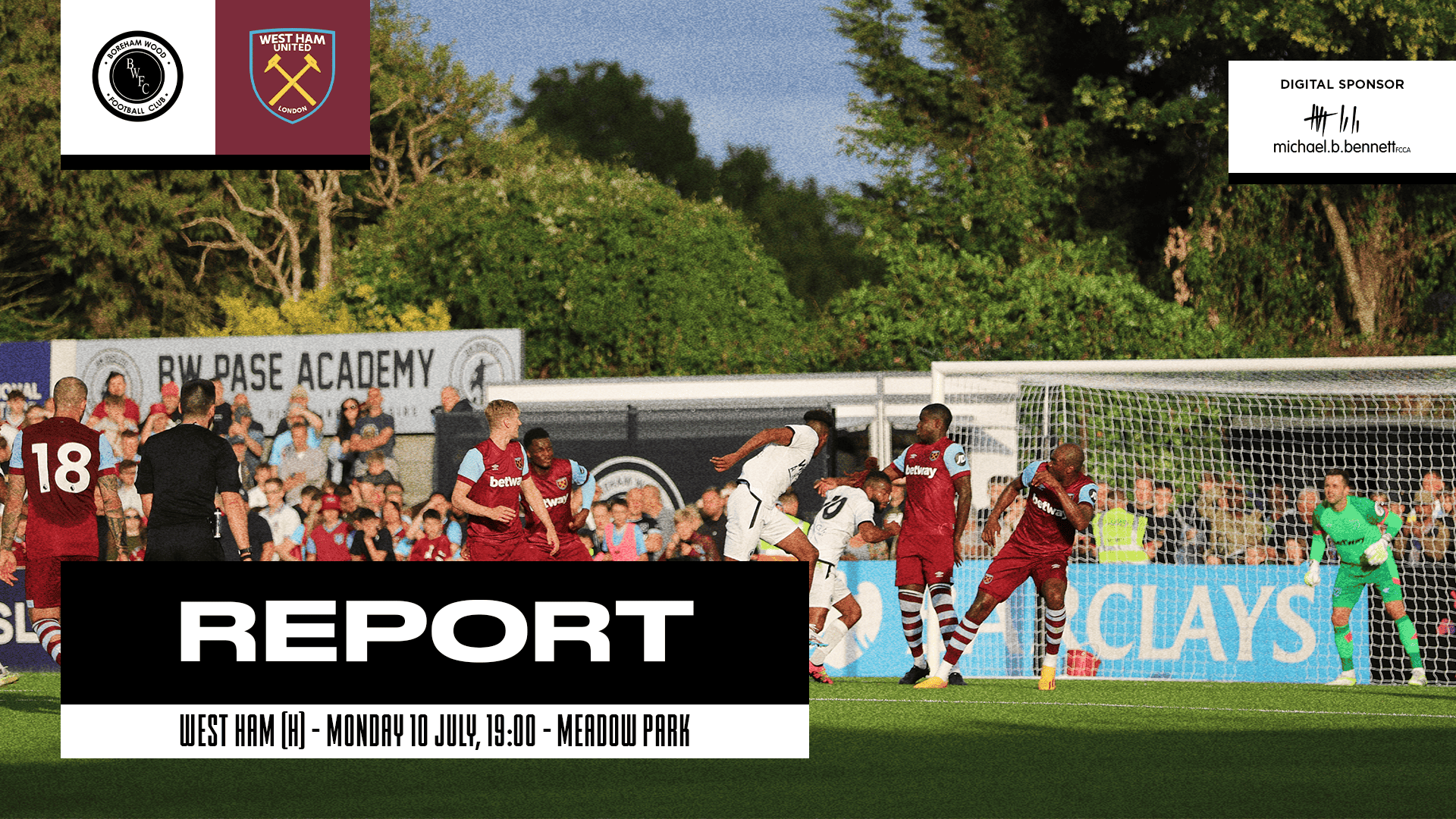 MATCH REPORT: WEST HAM UTD (H)