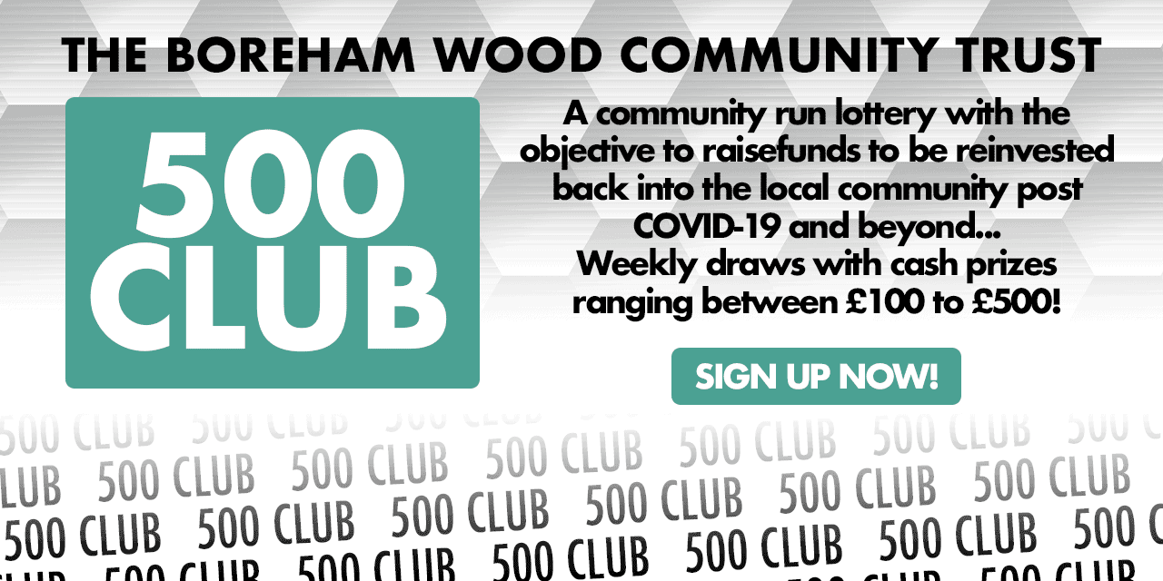 COMMUNITY FUNDRAISING – ‘500 CLUB’