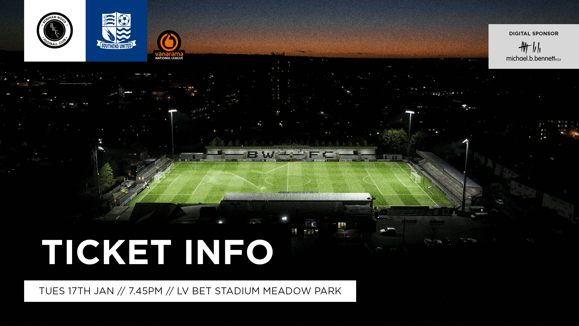 TICKET INFO: SOUTHEND UNITED (H)