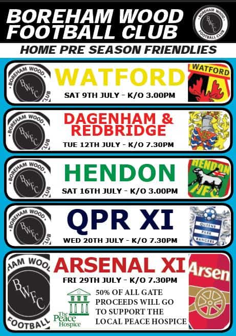 HOME PRE SEASON FRIENDLIES