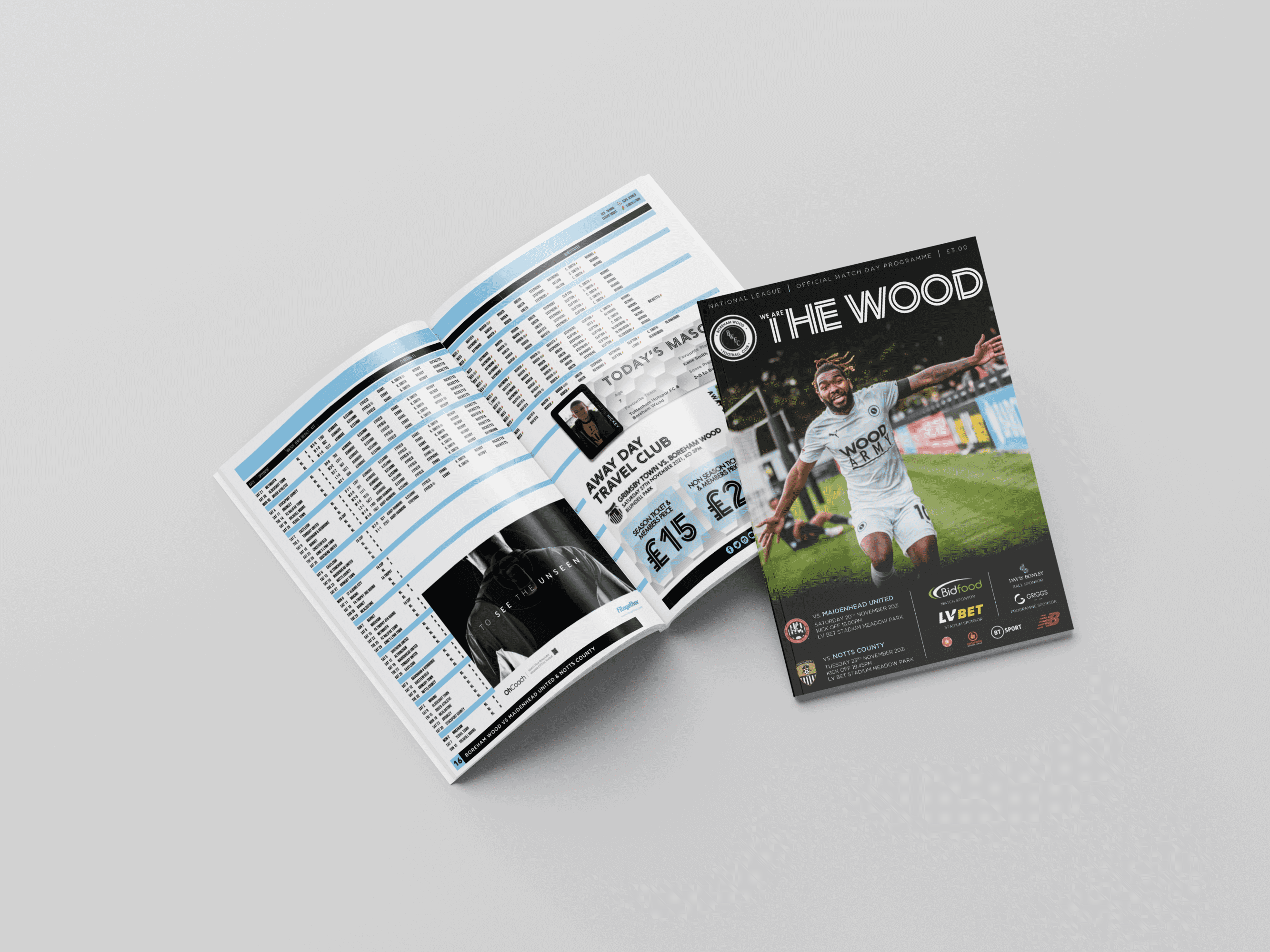 MATCH PROGRAMME – MAIDENHEAD & NOTTS COUNTY (H)