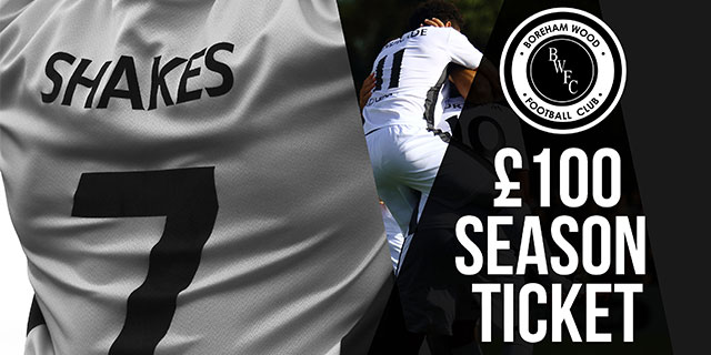 A £100 SEASON TICKET – WITH A 50/50 PAYMENT PLAN