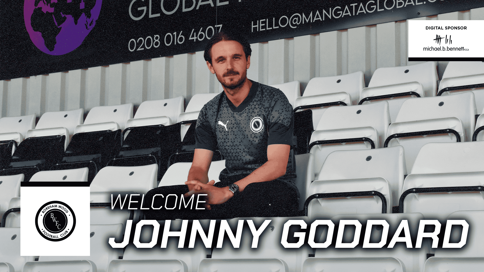 WELCOME, JOHNNY GODDARD