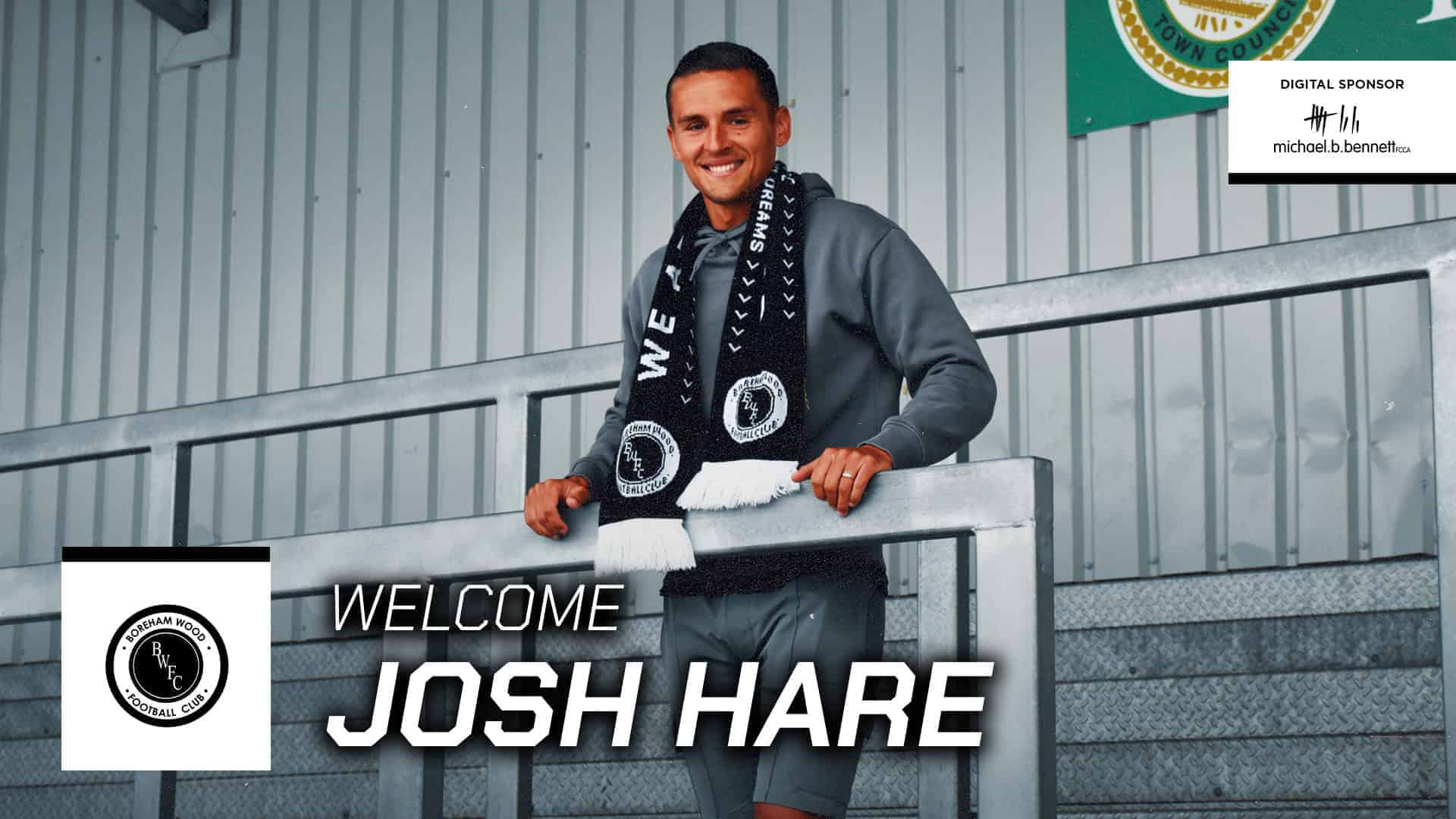 WELCOME, JOSH HARE