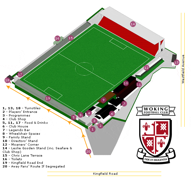 WOKING V BWFC, FA CUP 4th QUALIFYING ROUND. SUPPORTER INFORMATION