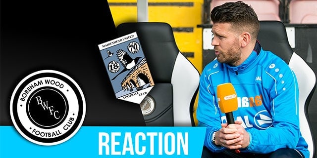 LUKE GARRARD REACTION – MAIDENHEAD UNITED