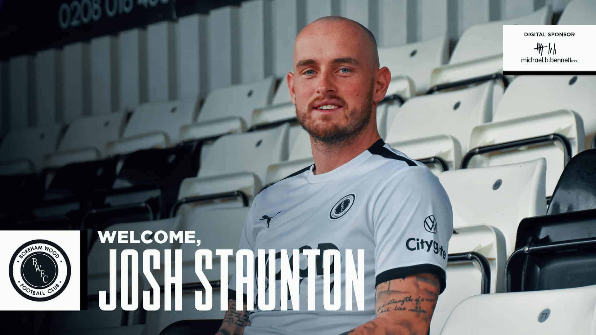 WELCOME, JOSH STAUNTON