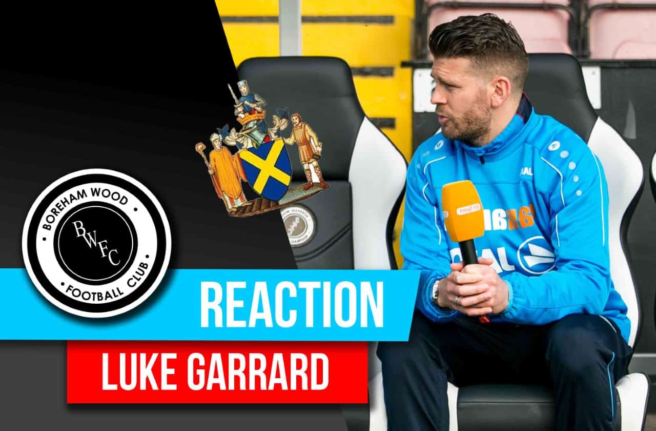 LUKE GARRARD REACTION – ST ALBANS CITY