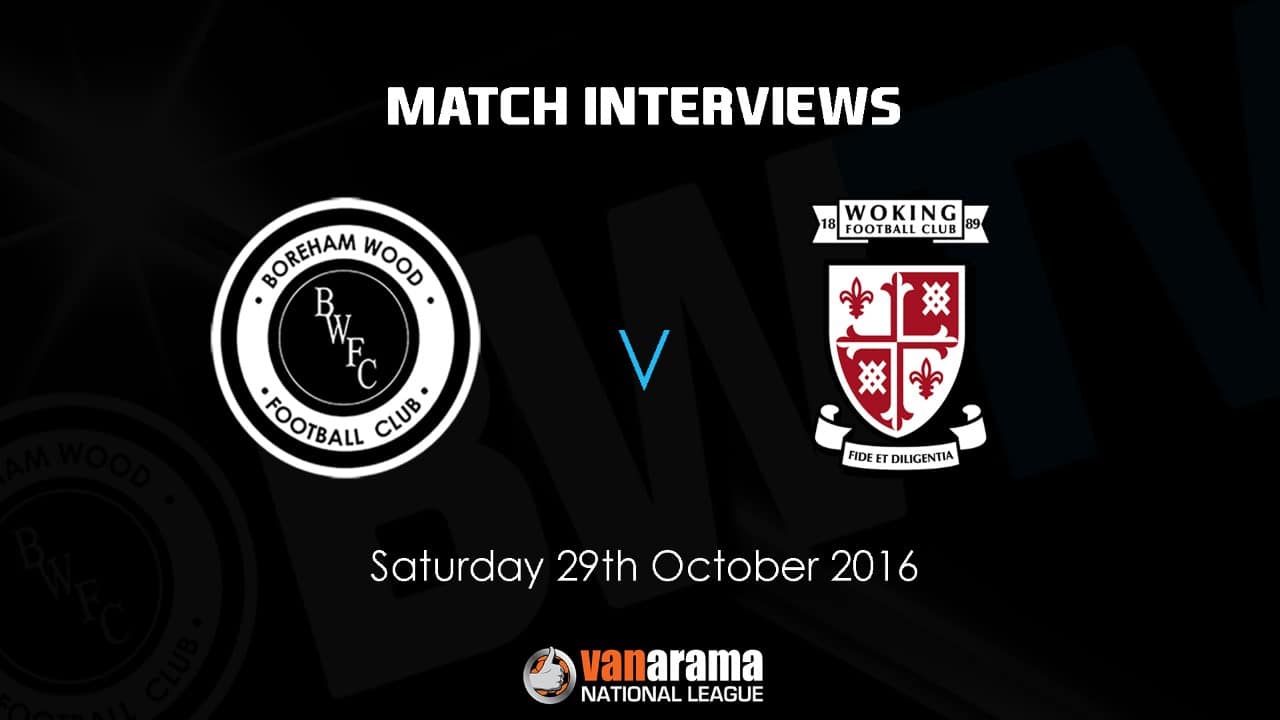 LISTEN TO THE CHAIRMAN ON THE FA CUP PLUS THE GAFFER ON TODAYS VICTORY OVER WOKING