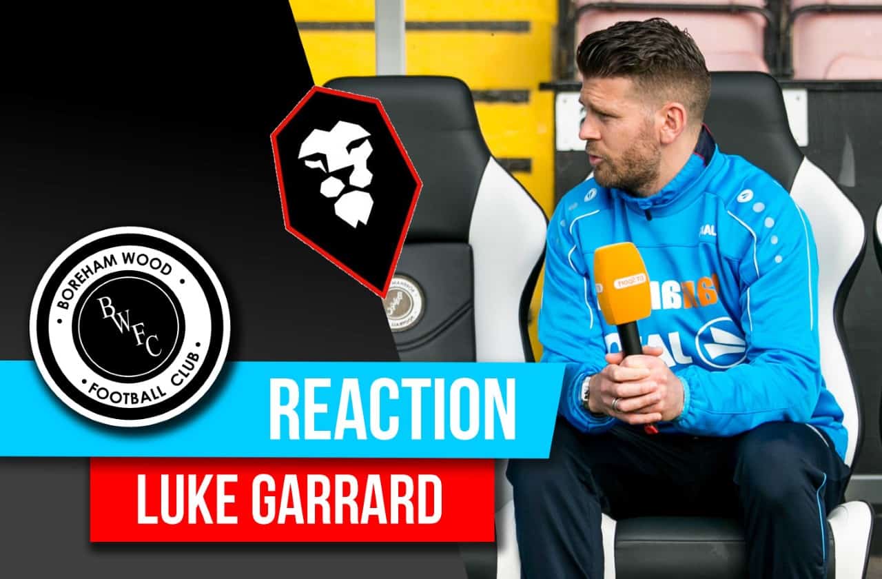 LUKE GARRARD REACTION – SALFORD